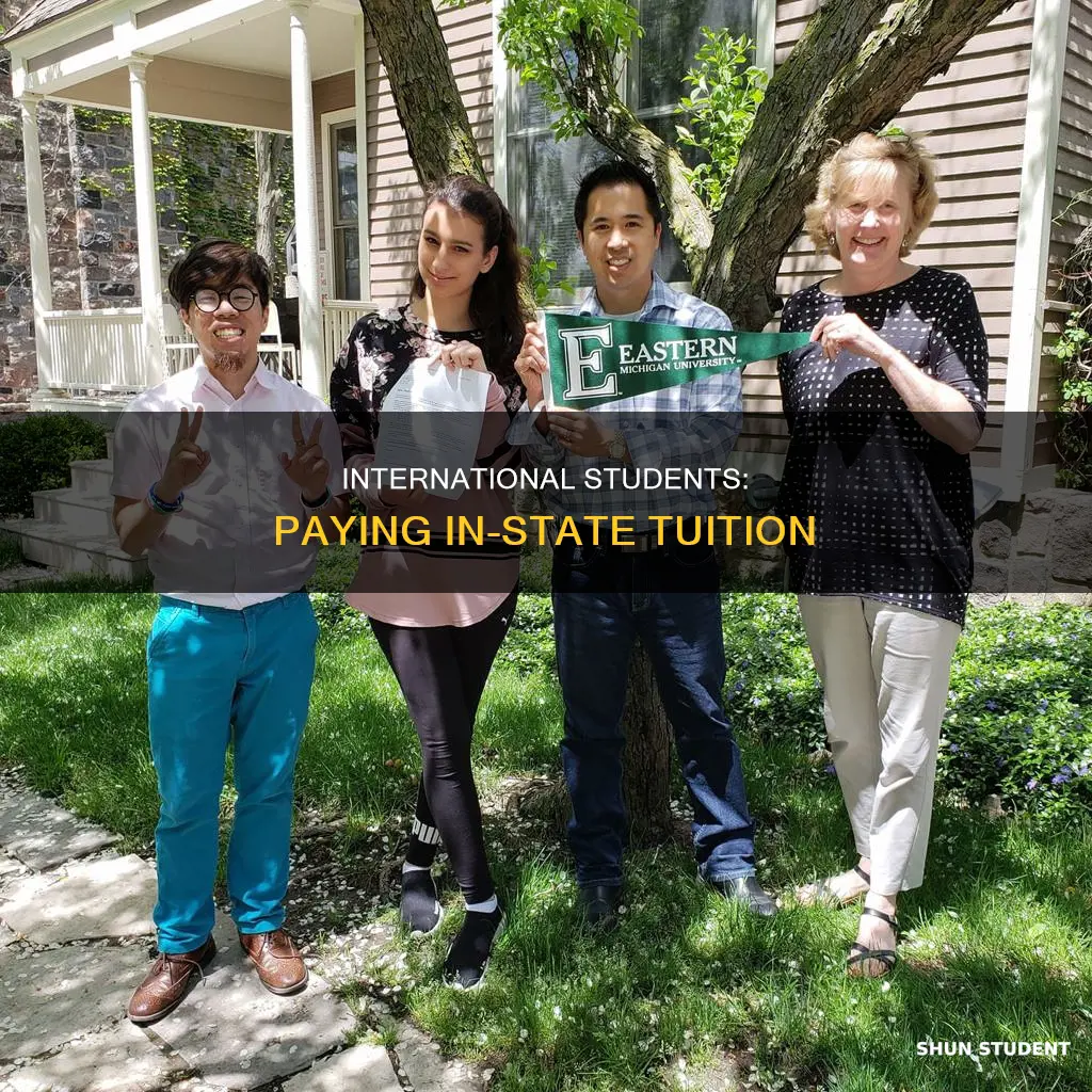 how to pay in state tuition international student