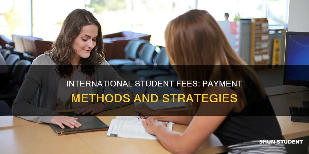 how to pay international student fees