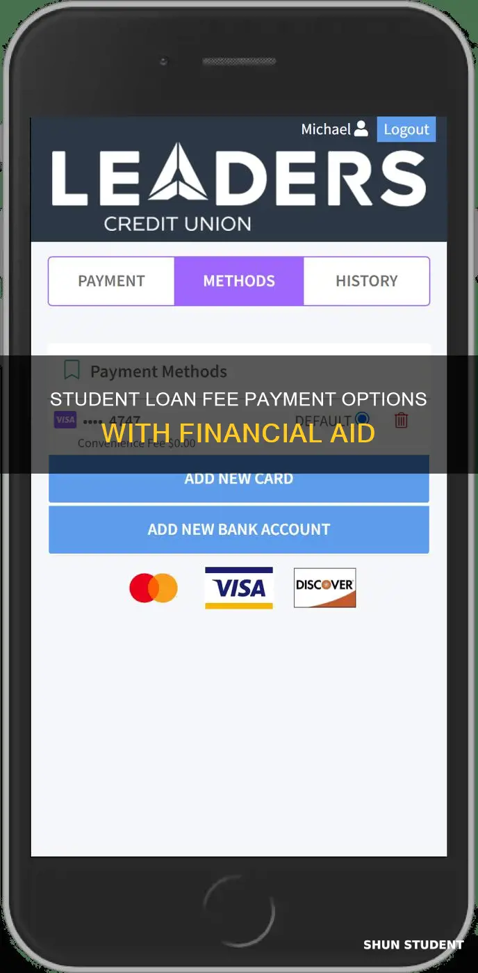 how to pay loan fee student financial aid