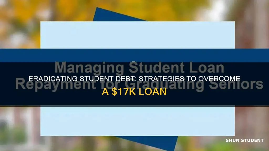 how to pay off 17k in student loan