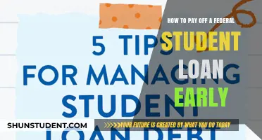 Strategies to Repay Federal Student Loans Early
