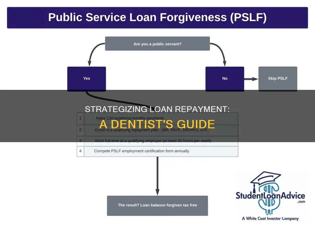 how to pay off student loans as a dentist