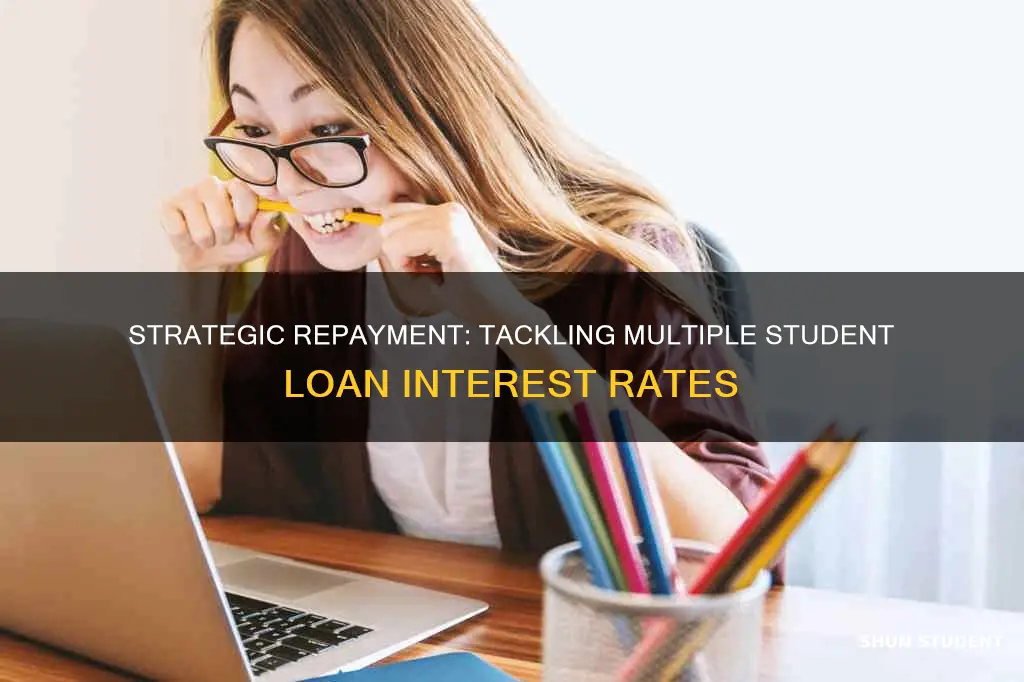 how to pay off student loans with different interest rates