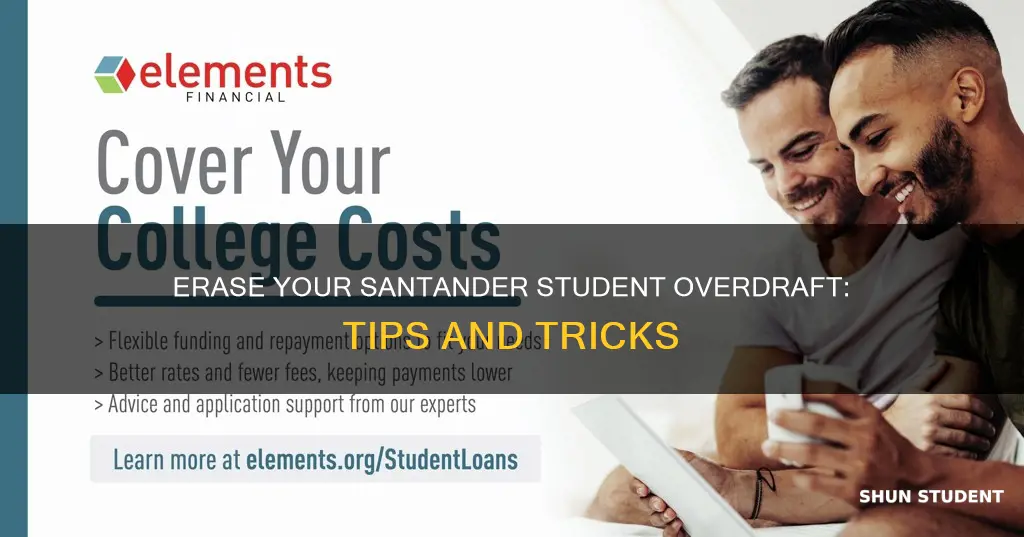 how to pay off student overdraft santander