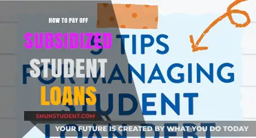 Strategizing to Repay Subsidized Student Loans