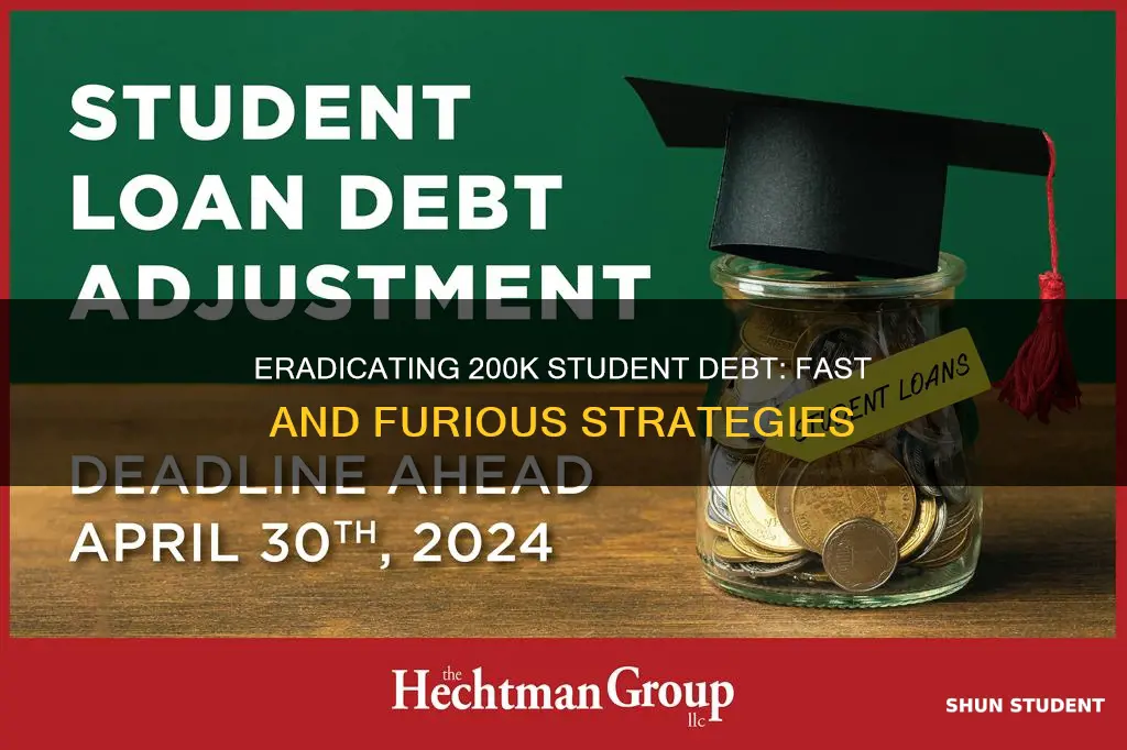 how to pay off your 200k student loans fast