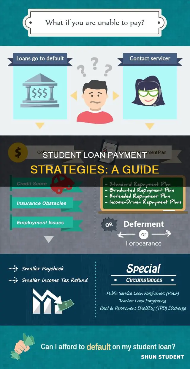 how to pay on each student loan