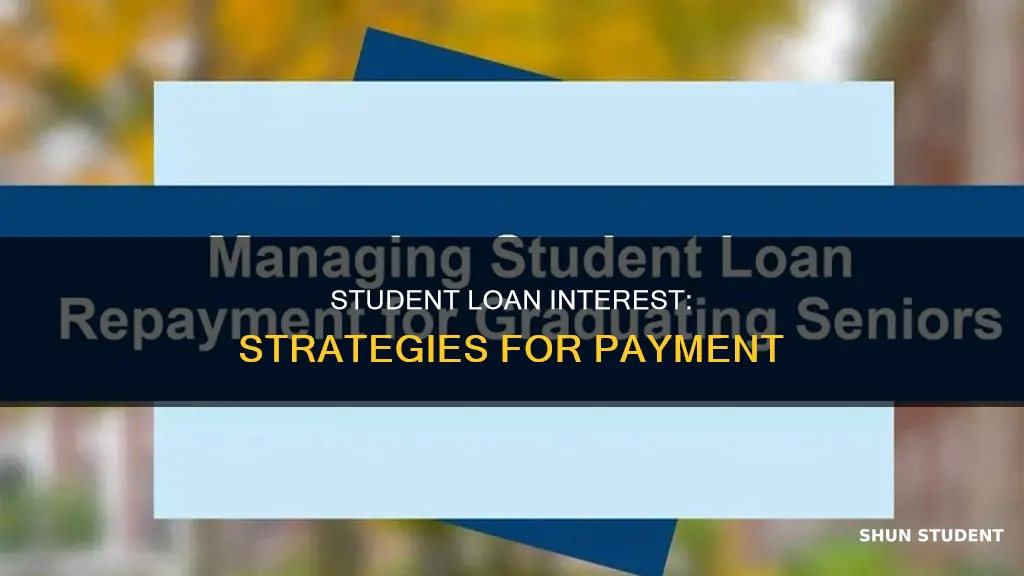 how to pay on student loan inerest