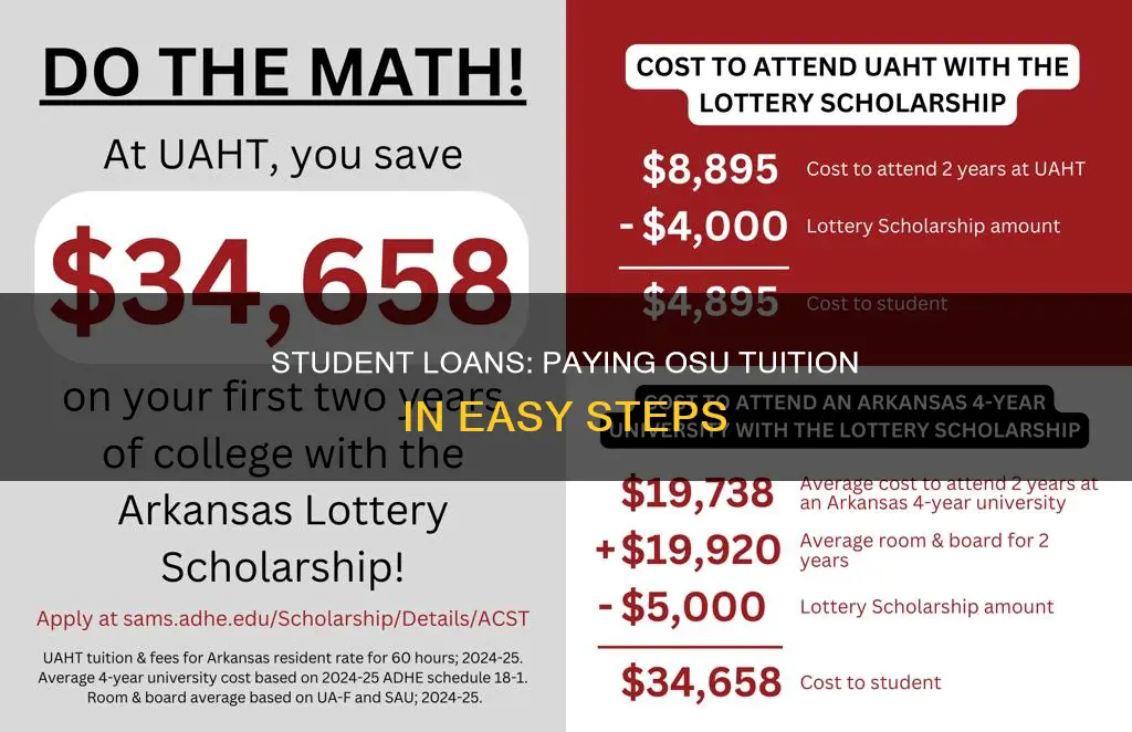 how to pay osu tuition with student loans