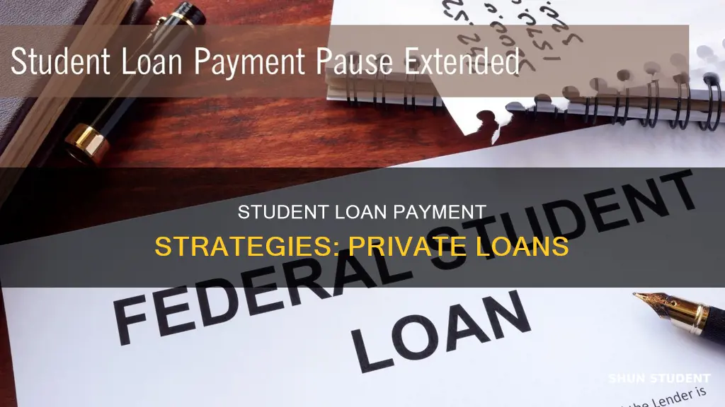 how to pay private student loans