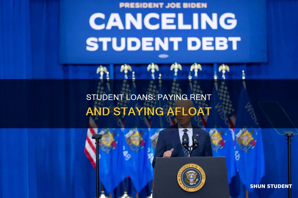 how to pay rent through student loans