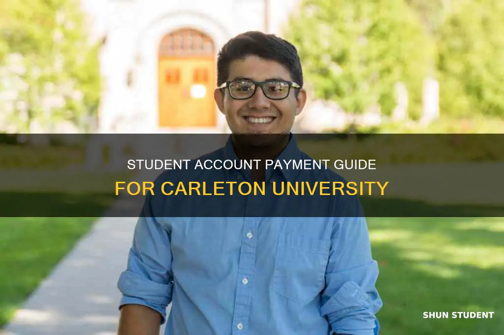 how to pay student account carleton