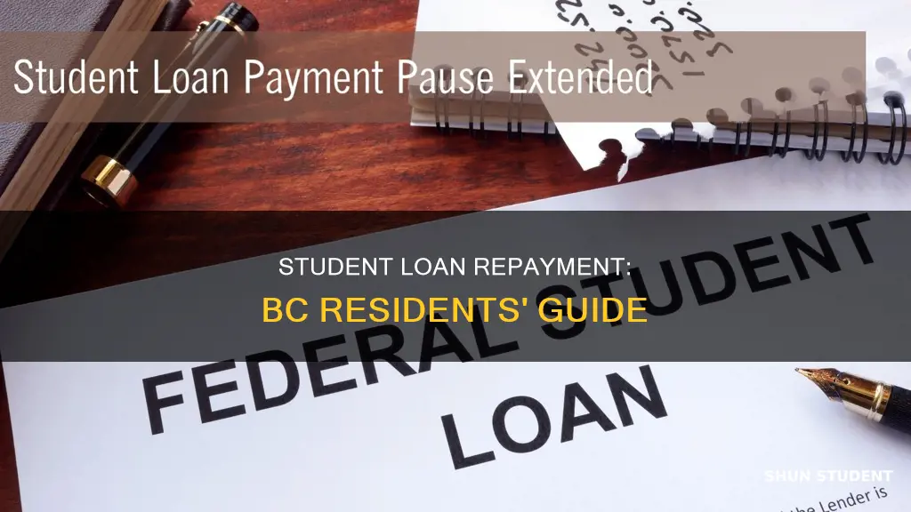how to pay student loan bc