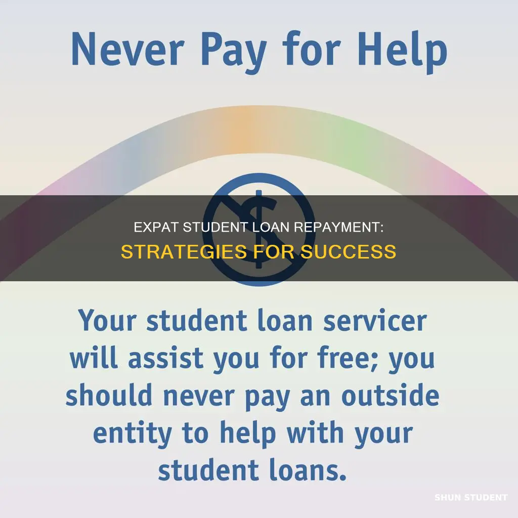 how to pay student loan debt when living abroad