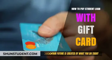 Using Gift Cards to Repay Student Loans
