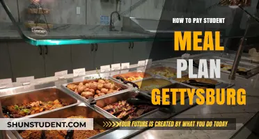 Meal Plan Payment Options for Students at Gettysburg College