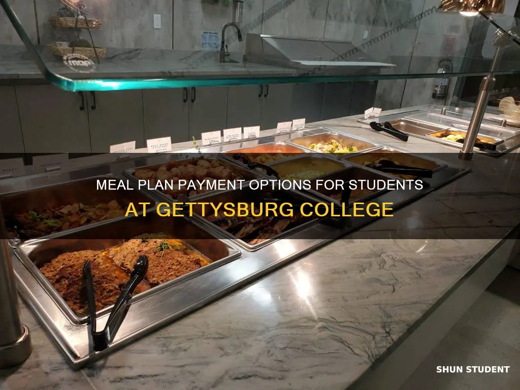 how to pay student meal plan gettysburg