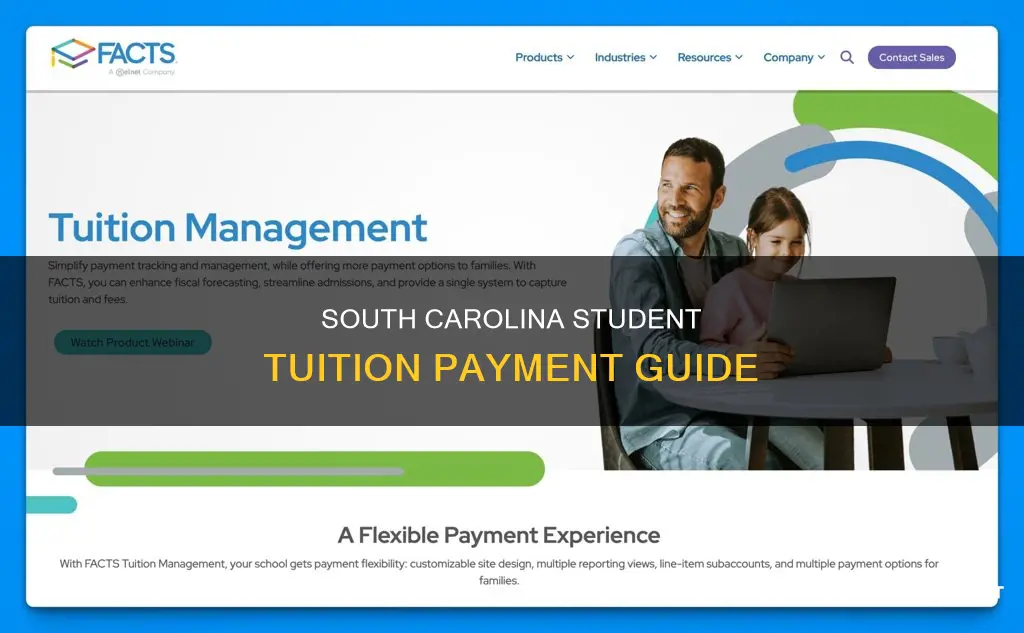 how to pay students tuition at south carolina