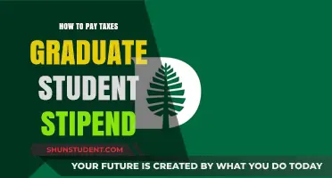 Understanding Tax Payments on Graduate Student Stipends