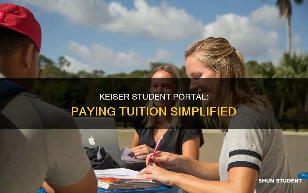 how to pay tuition through keiser student portal