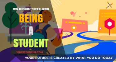 Starting Your Student Journey: Crafting the Perfect Phrase to Begin