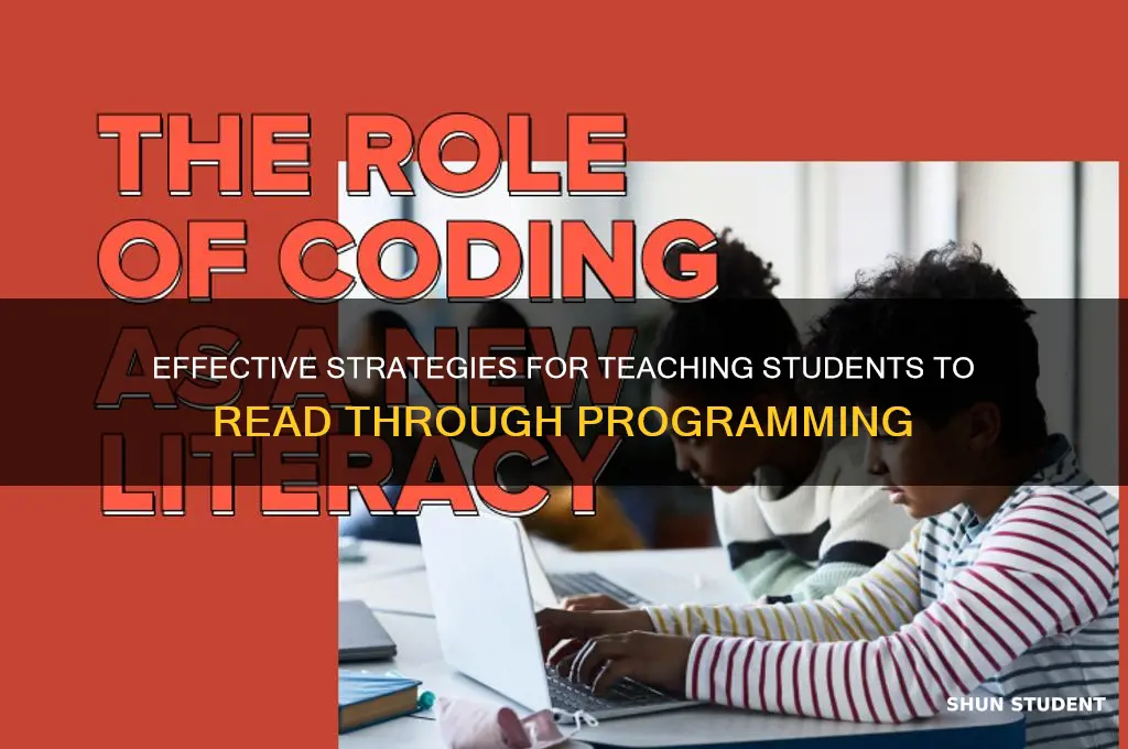 how to porgram teach students to read