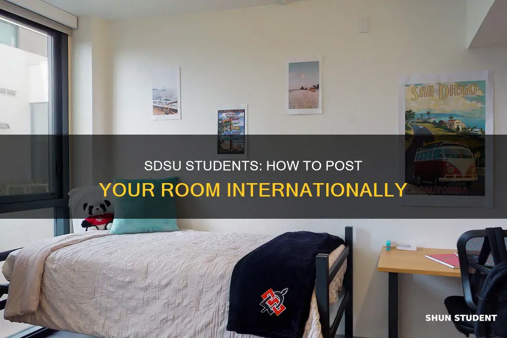 how to post my room with international student at sdsu