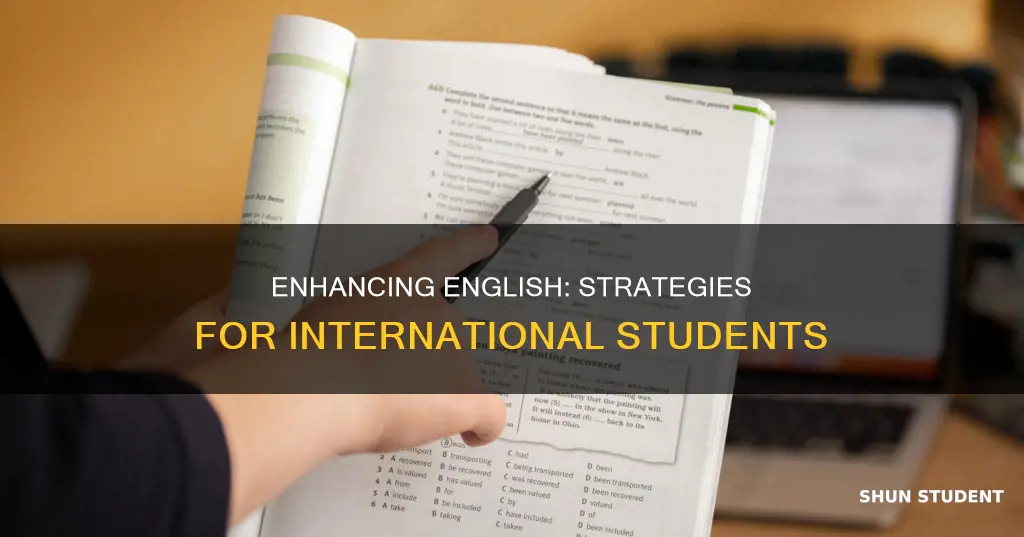 how to practice my english as international student