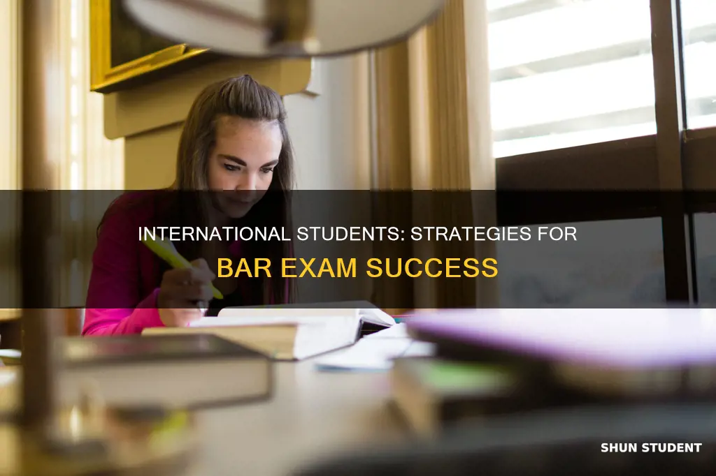 how to prepare for bar exam for international students
