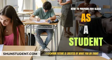 Mastering the Art of Preparation: A Student's Guide to Class Success