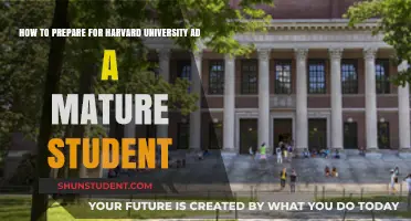 Preparing for Harvard as a Mature Student