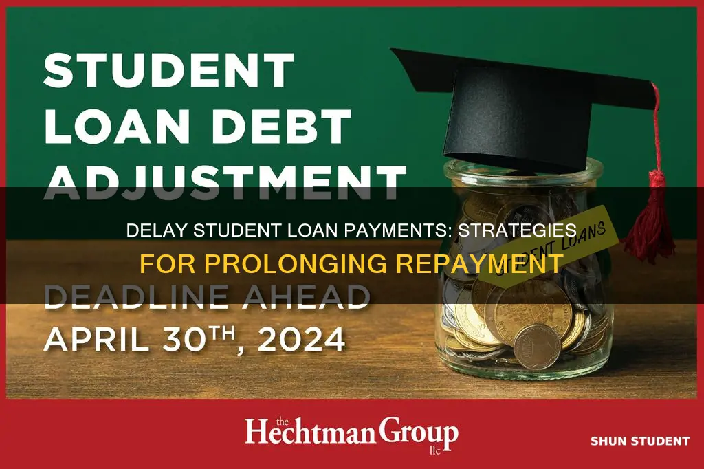 how to prolong paying student loans