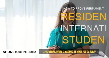 International Students: Proving Permanent Residence