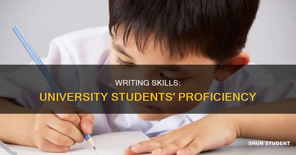 how to prove that university students can write