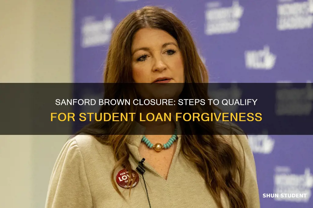 how to qualify for student loan forgiveness sanford brown closing