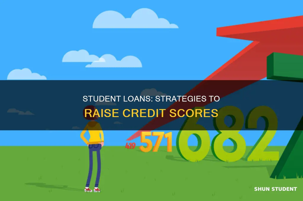 how to raise credit paying student loans