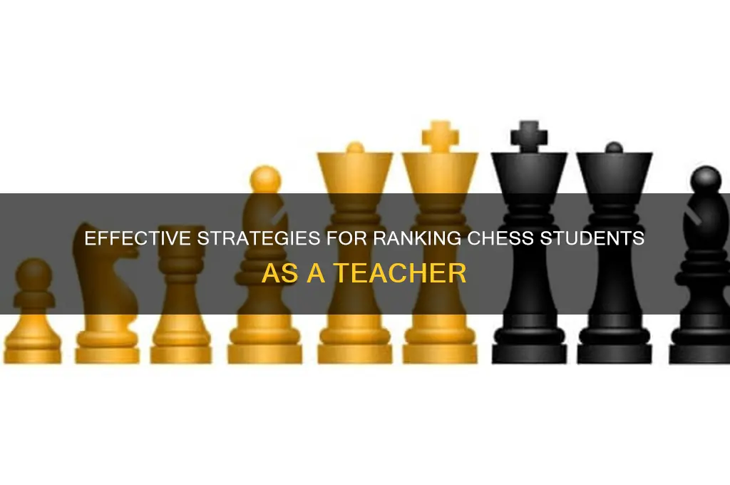 how to rank chess students teacher