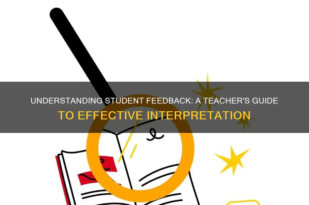 how to read student feedback as teacher