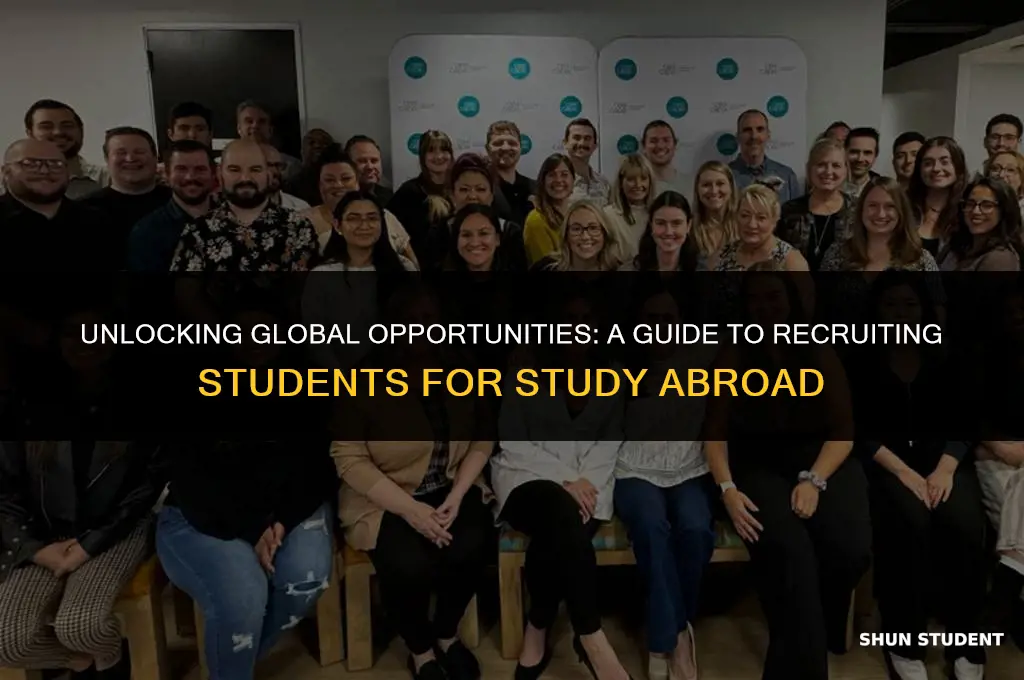 how to recruit students for study abroad