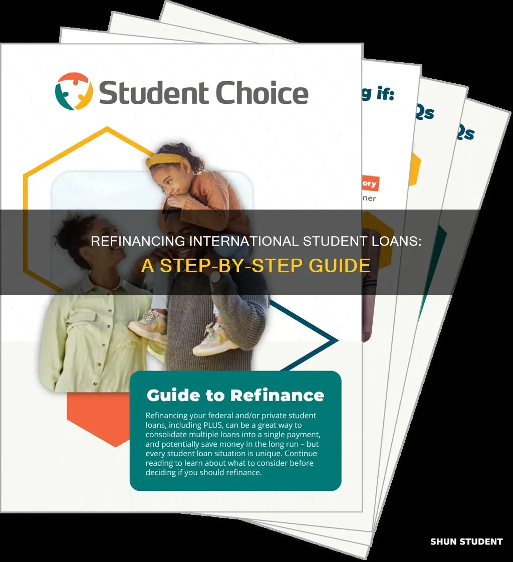 how to refinance educational loan for international students