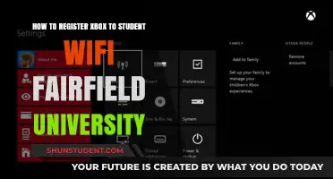 Registering Your Xbox to Student WiFi at Fairfield University