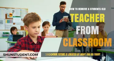 Efficiently Removing a Student's Old Teacher from Classroom: A Step-by-Step Guide