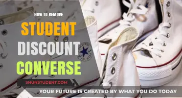 Removing Student Discount from Converse: A Step-by-Step Guide