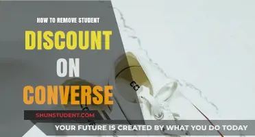 Removing Student Discount on Converse: A Step-by-Step Guide