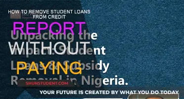 Erase Student Loan Debt From Credit History Without Payment
