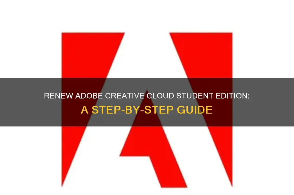 how to renew adobe creative cloud student and teacher edition