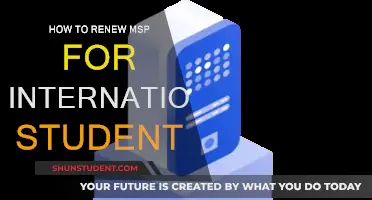 International Students: MSP Renewal Simplified
