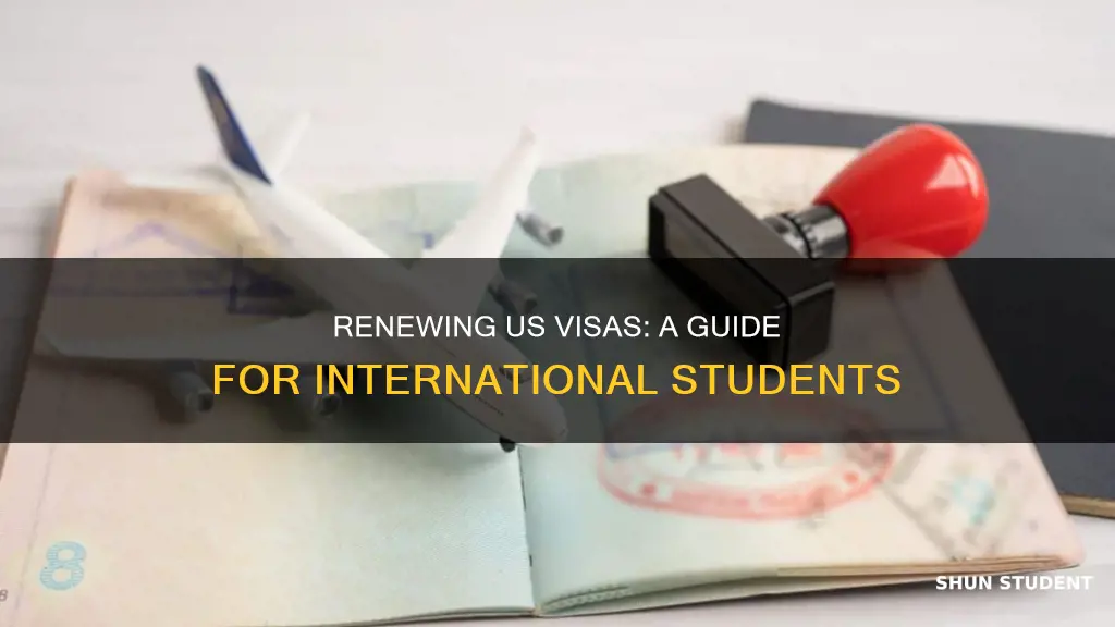 how to renew us visa in usa international student