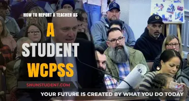 Reporting a Teacher in WCPS: A Student's Guide to Taking Action