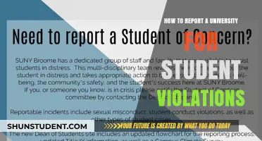 Reporting Student Violations: Navigating University Policies